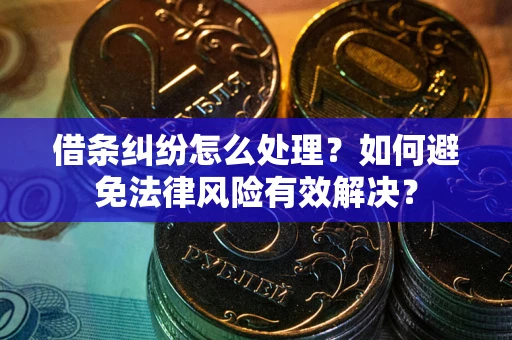 武汉借条纠纷怎么处理？如何避免法律风险有效解决？