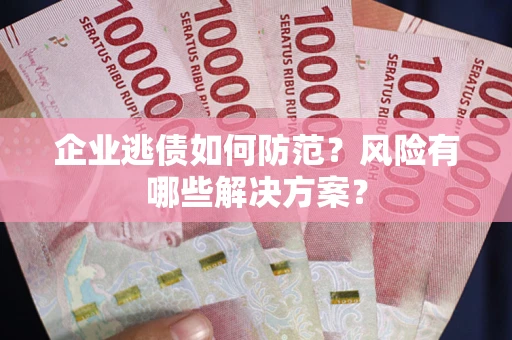 武汉企业逃债如何防范？风险有哪些解决方案？