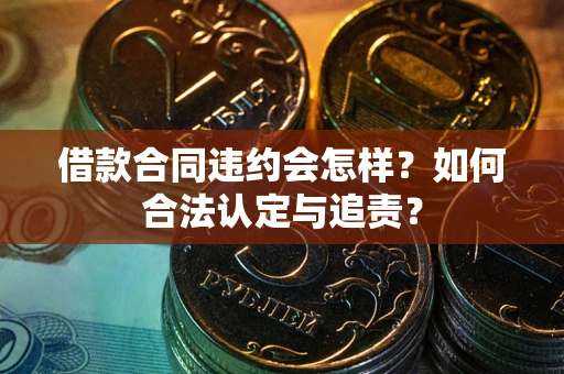 武汉借款合同违约会怎样？如何合法认定与追责？