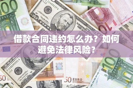 武汉借款合同违约怎么办？如何避免法律风险？