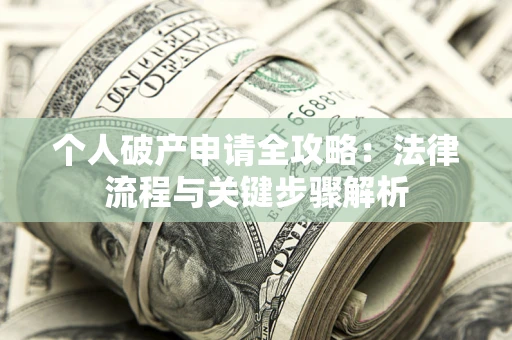 武汉个人破产申请全攻略：法律流程与关键步骤解析