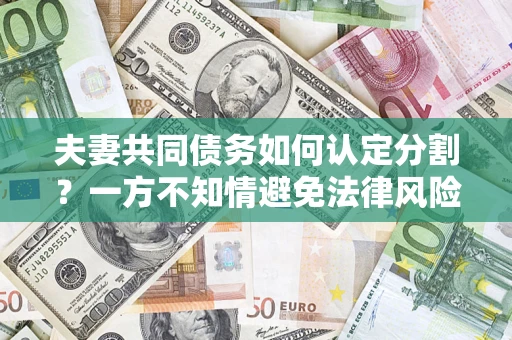 武汉夫妻共同债务如何认定分割？一方不知情避免法律风险必看！